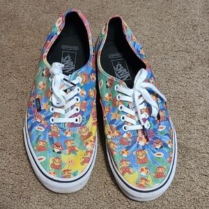 Men's Vintage Vans Multicolor Nintendo Mario Brothers Sneakers